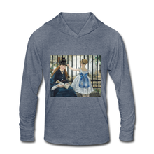 Load image into Gallery viewer, Unisex Tri-Blend Hoodie Shirt - heather blue
