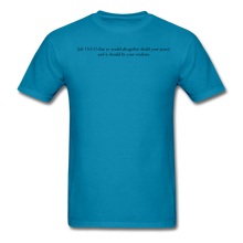 Load image into Gallery viewer, Peace! Unisex Classic T-Shirt - turquoise
