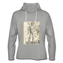 Load image into Gallery viewer, Ouch. Unisex Lightweight Hoodie - heather gray
