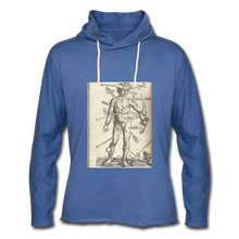 Load image into Gallery viewer, Ouch. Unisex Lightweight Hoodie - heather Blue
