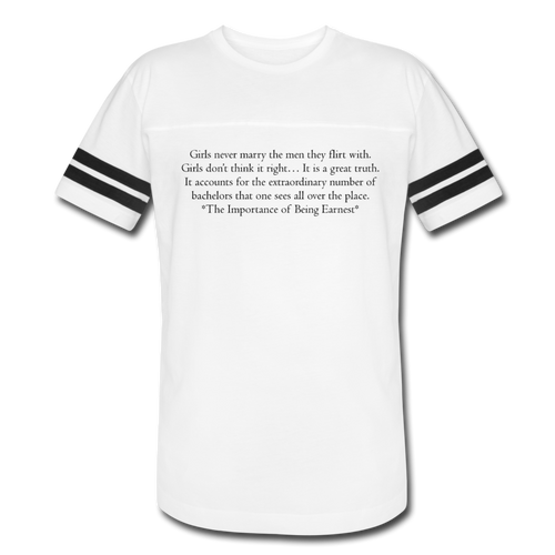 Flirty Girls, Vintage Sport T-Shirt - white/black