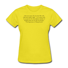 Load image into Gallery viewer, Flirty Girls, Women&#39;s T-Shirt - yellow
