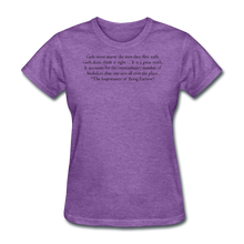 Load image into Gallery viewer, Flirty Girls, Women&#39;s T-Shirt - purple heather
