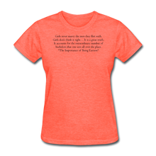 Load image into Gallery viewer, Flirty Girls, Women&#39;s T-Shirt - heather coral
