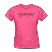 Load image into Gallery viewer, Flirty Girls, Women&#39;s T-Shirt - heather pink
