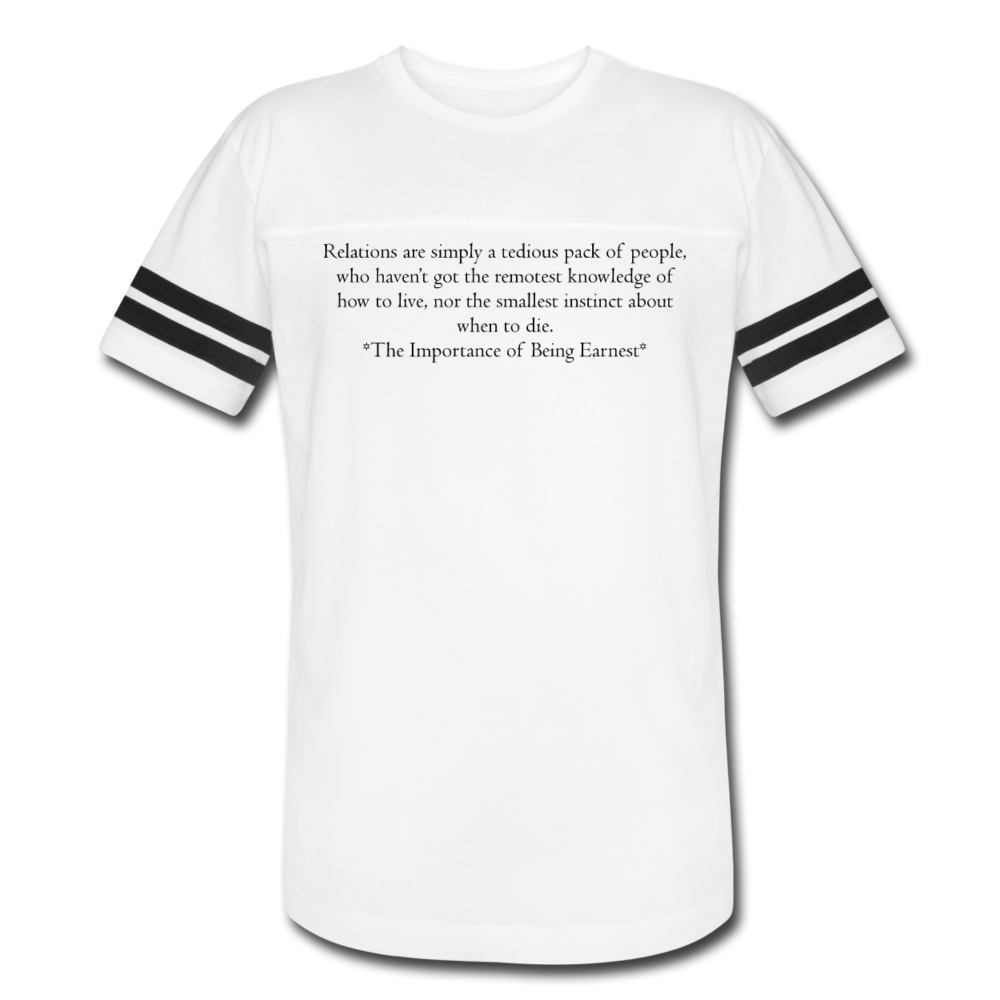 Relations, Vintage Sport T-Shirt - white/black
