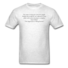 Load image into Gallery viewer, Simple Truth, Unisex Classic T-Shirt - light heather gray
