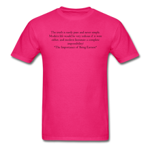 Load image into Gallery viewer, Simple Truth, Unisex Classic T-Shirt - fuchsia

