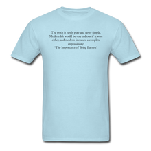 Load image into Gallery viewer, Simple Truth, Unisex Classic T-Shirt - powder blue
