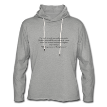 Load image into Gallery viewer, Simple truth, Unisex Lightweight Terry Hoodie - heather gray
