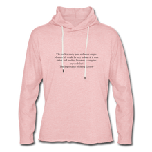 Load image into Gallery viewer, Simple truth, Unisex Lightweight Terry Hoodie - cream heather pink
