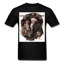 Load image into Gallery viewer, Playing Santa, Men&#39;s T-Shirt - black
