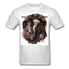 Load image into Gallery viewer, Playing Santa, Men&#39;s T-Shirt - light heather gray
