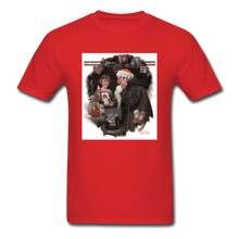 Load image into Gallery viewer, Playing Santa, Unisex Classic T-Shirt - red
