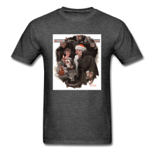 Load image into Gallery viewer, Playing Santa, Unisex Classic T-Shirt - heather black

