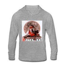 Load image into Gallery viewer, Santa&#39;s Expenses, Unisex Tri-Blend Hoodie Shirt - heather gray
