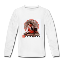 Load image into Gallery viewer, Santa&#39;s Expenses, Kids&#39; Premium Long Sleeve T-Shirt - white
