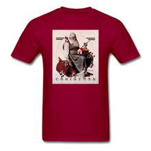 Load image into Gallery viewer, Santa and His Elves, Unisex Classic T-Shirt - dark red
