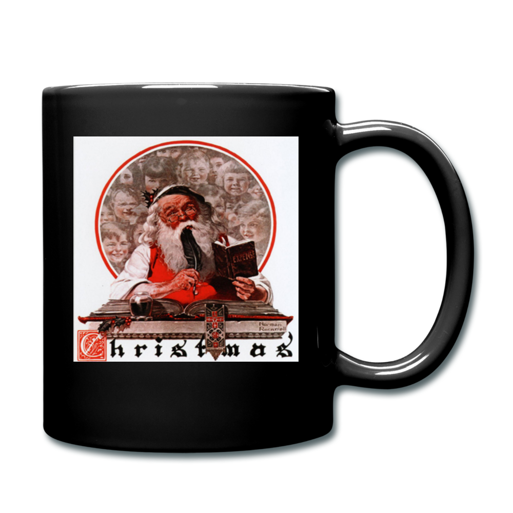 Santa's Expenses, Full Color Mug - black