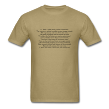 Load image into Gallery viewer, Ophelia&#39;s Madness, Unisex Classic T-Shirt - khaki
