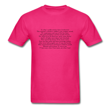 Load image into Gallery viewer, Ophelia&#39;s Madness, Unisex Classic T-Shirt - fuchsia
