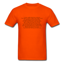 Load image into Gallery viewer, Ophelia&#39;s Madness, Unisex Classic T-Shirt - orange
