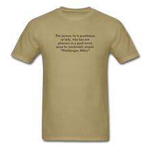 Load image into Gallery viewer, Just READ, Unisex Classic T-Shirt - khaki
