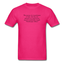 Load image into Gallery viewer, Just READ, Unisex Classic T-Shirt - fuchsia
