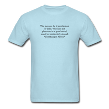 Load image into Gallery viewer, Just READ, Unisex Classic T-Shirt - powder blue
