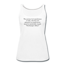 Load image into Gallery viewer, Readers are Smarter, Women’s Premium Tank Top - white
