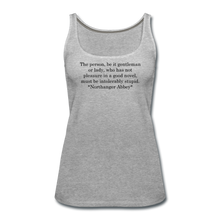 Load image into Gallery viewer, Readers are Smarter, Women’s Premium Tank Top - heather gray
