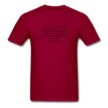 Load image into Gallery viewer, Rational Women, Unisex Classic T-Shirt - dark red
