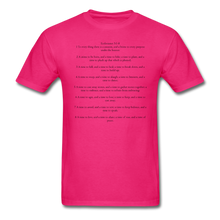 Load image into Gallery viewer, Ecclesiastes 3:1-8 Unisex Classic T-Shirt - fuchsia
