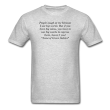 Load image into Gallery viewer, Use Big Words, Unisex T-Shirt - heather gray
