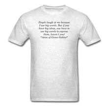 Load image into Gallery viewer, Use Big Words, Unisex T-Shirt - light heather gray

