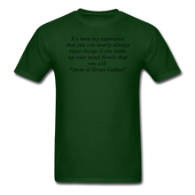 Load image into Gallery viewer, Make Up Your Mind,  Unisex T-Shirt - forest green
