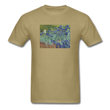 Load image into Gallery viewer, Irises, Unisex Classic T-Shirt - khaki
