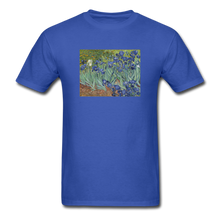 Load image into Gallery viewer, Irises, Unisex Classic T-Shirt - royal blue
