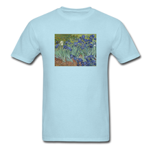 Load image into Gallery viewer, Irises, Unisex Classic T-Shirt - powder blue
