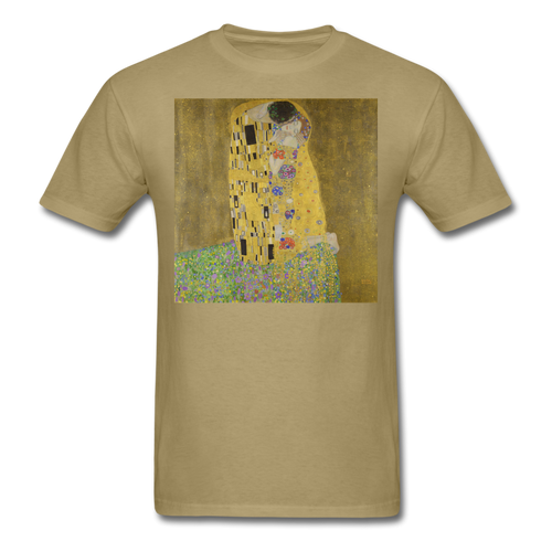 Klimt's The Kiss, Unisex Classic T-Shirt - khaki