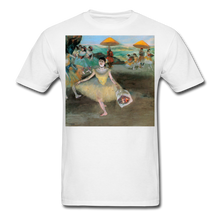 Load image into Gallery viewer, Dancer Bowing with Bouquet, Unisex Classic T-Shirt - white
