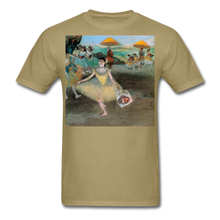Load image into Gallery viewer, Dancer Bowing with Bouquet, Unisex Classic T-Shirt - khaki
