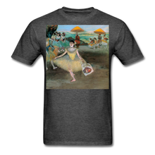 Load image into Gallery viewer, Dancer Bowing with Bouquet, Unisex Classic T-Shirt - heather black
