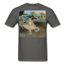 Load image into Gallery viewer, Dancer Bowing with Bouquet, Unisex Classic T-Shirt - charcoal
