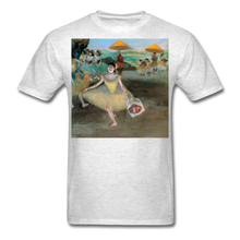 Load image into Gallery viewer, Dancer Bowing with Bouquet, Unisex Classic T-Shirt - light heather gray
