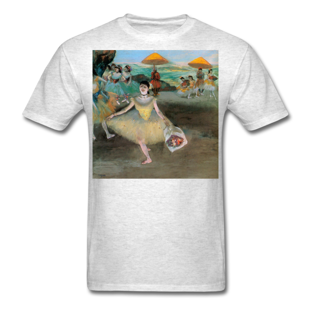 Dancer Bowing with Bouquet, Unisex Classic T-Shirt - light heather gray