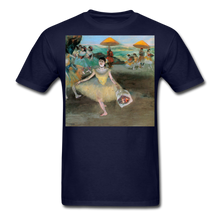 Load image into Gallery viewer, Dancer Bowing with Bouquet, Unisex Classic T-Shirt - navy
