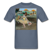 Load image into Gallery viewer, Dancer Bowing with Bouquet, Unisex Classic T-Shirt - denim
