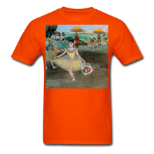 Load image into Gallery viewer, Dancer Bowing with Bouquet, Unisex Classic T-Shirt - orange
