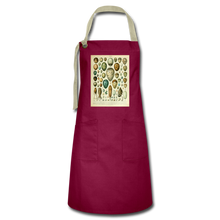 Load image into Gallery viewer, Eggs, Artisan Apron - burgundy/khaki
